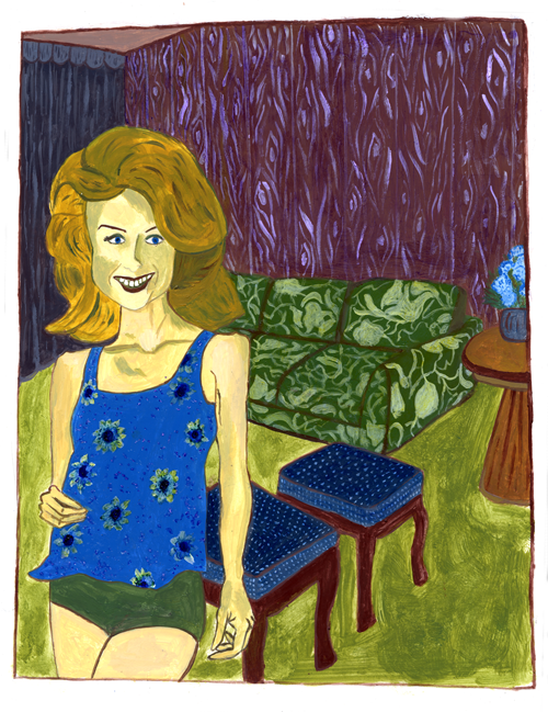 creepy woman